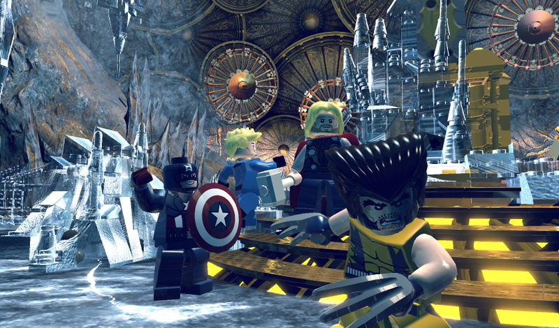 Illustration for article titled There's Something Poetic About The Home Of The Norse Gods In LEGO Form